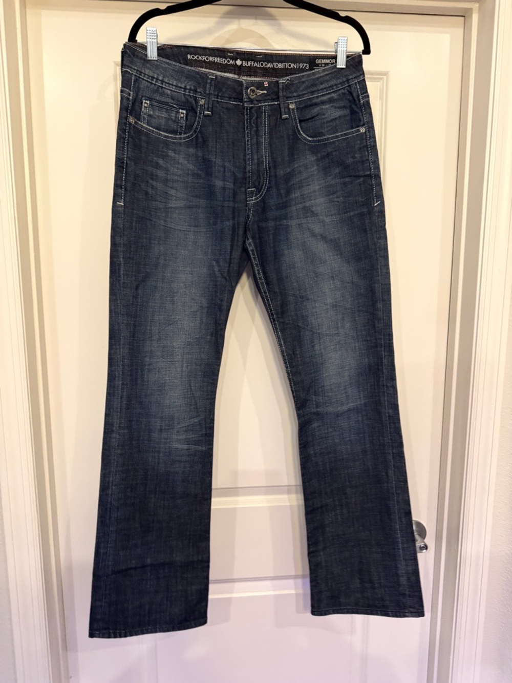 Buffalo David Bitton Men's Bootcut Jeans in Faded Indigo NWOT 32/32